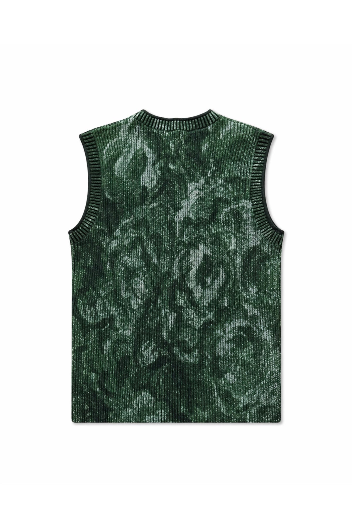 "Green Flowers" Knit