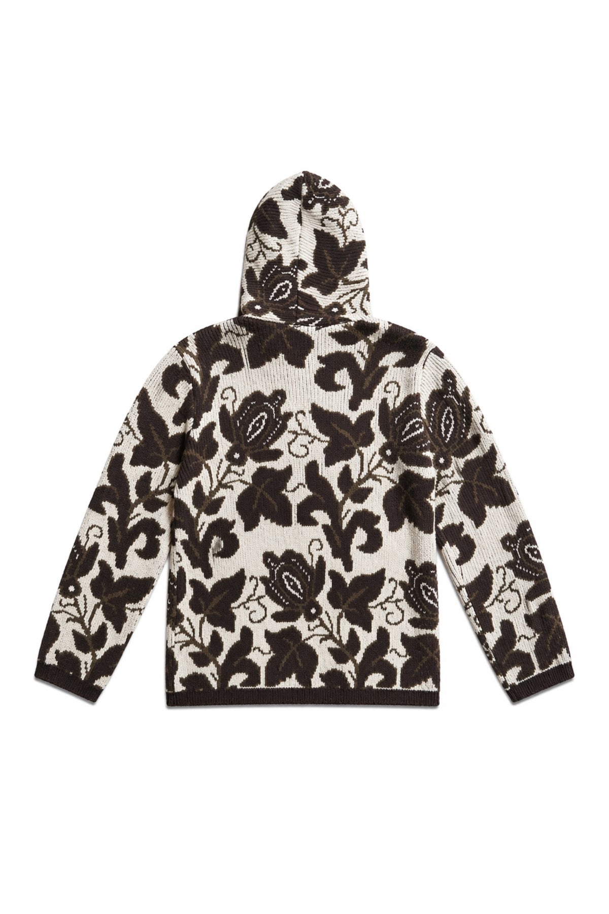 "Flora" Knit zip hoodie Graal