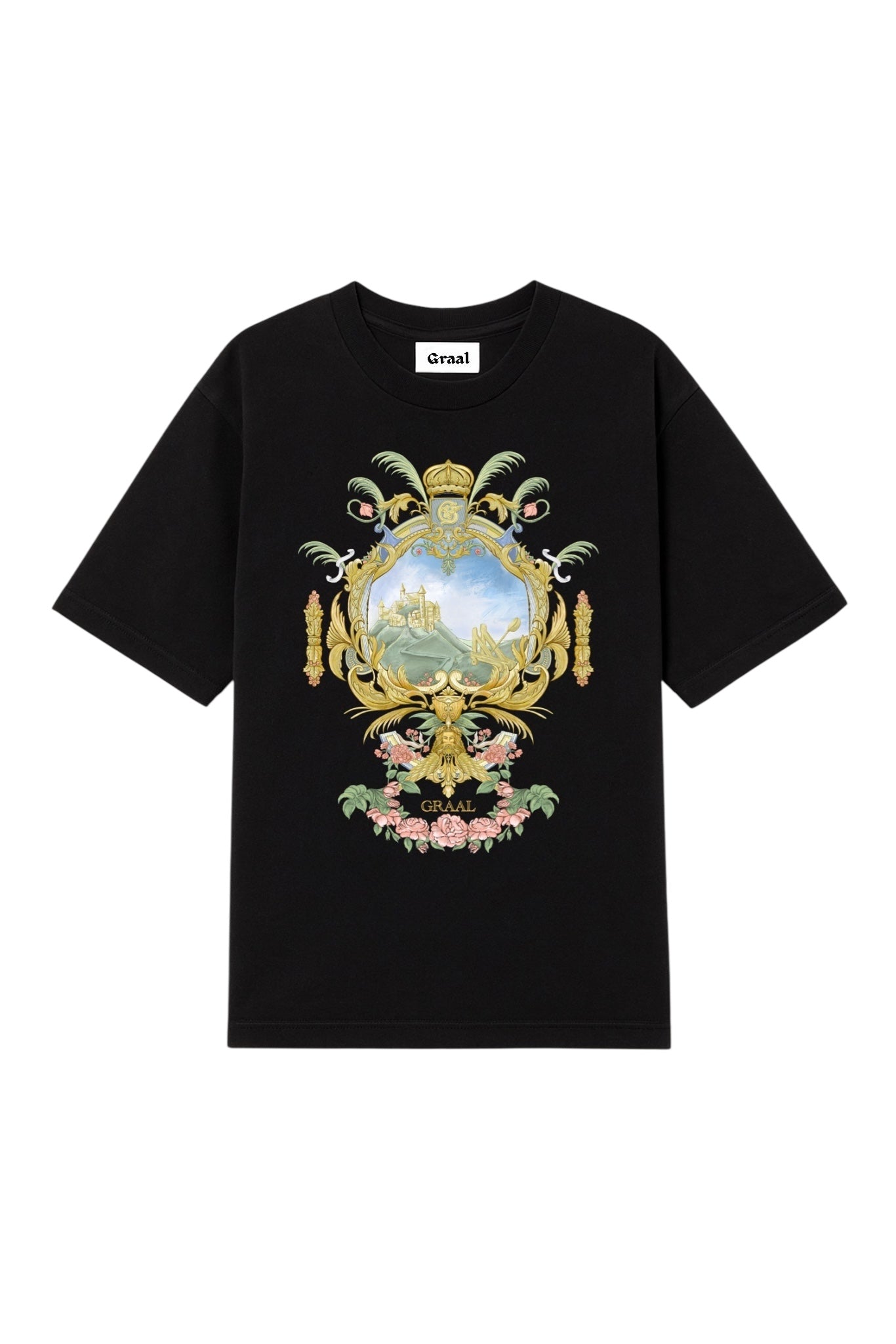 Graal « Lost Castle » Black T-Shirt