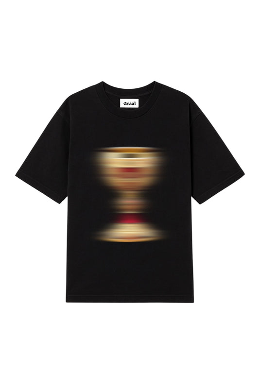 Graal Red « Blurry » Black T-Shirt