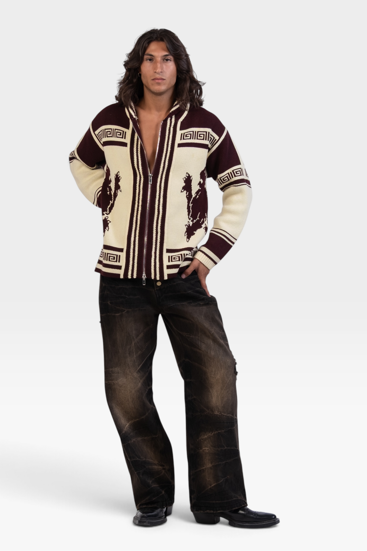Graal « Lion » Knit Wool vest
