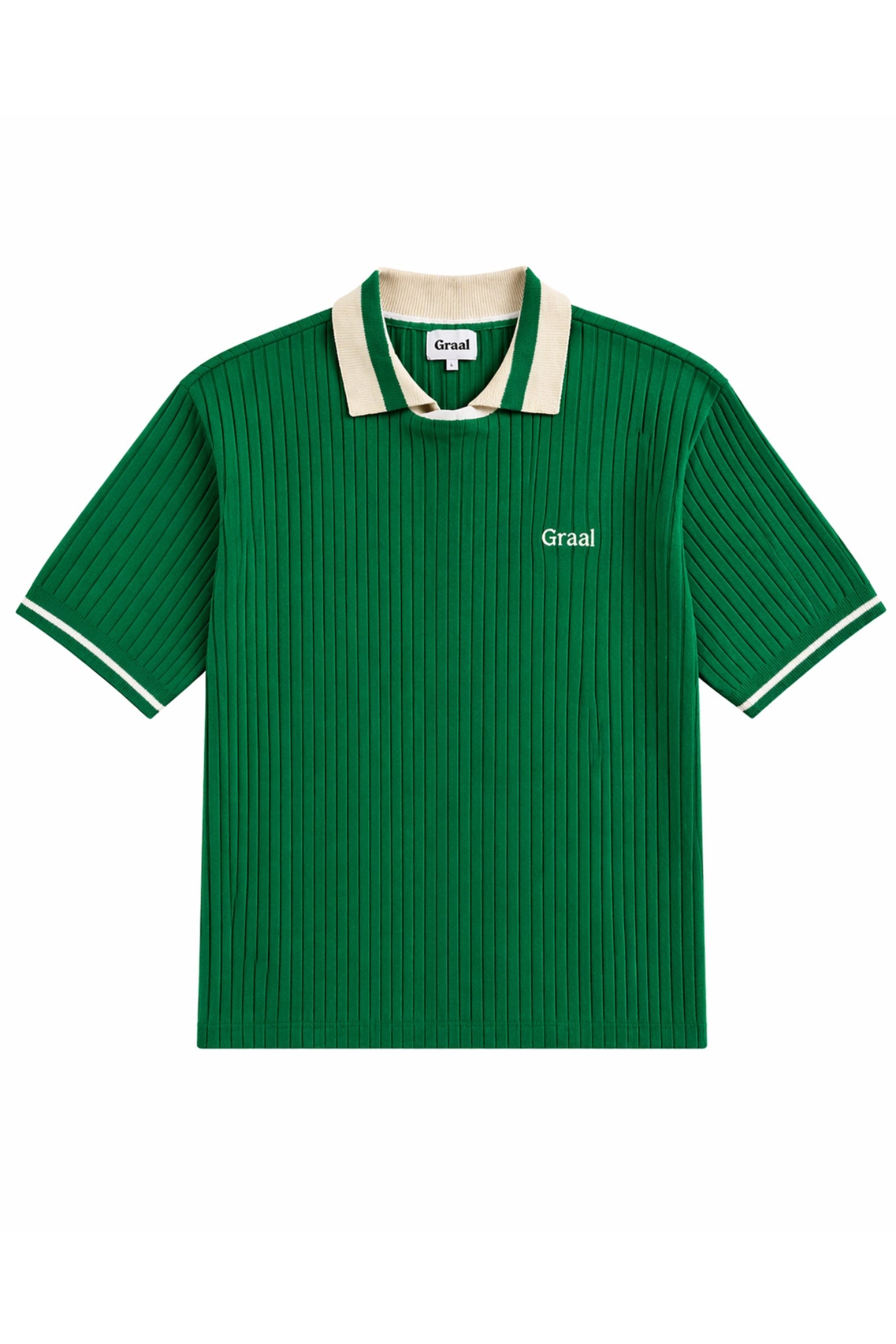 Green « Jersey » knit Polo Graal