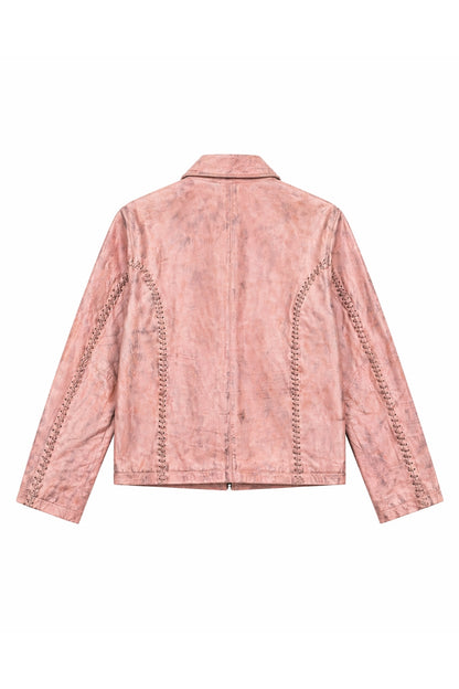 Veste en cuir de veau « Creepers »