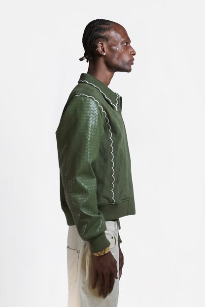 Graal "La Relique" Daim & Leather jacket