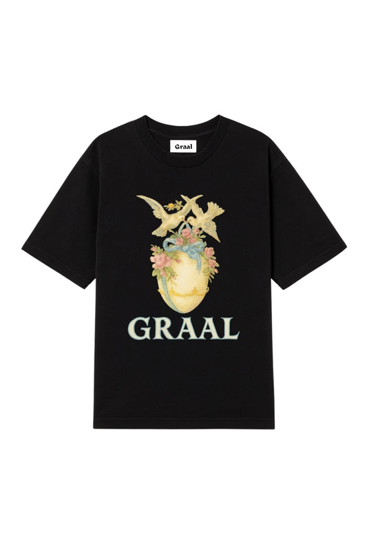 Graal « Sacred Egg » Black T-shirt