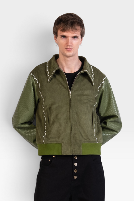 Graal "La Relique" Daim & Leather jacket