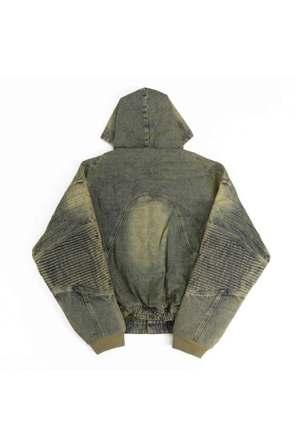 Graal « MAD » Denim padded jacket