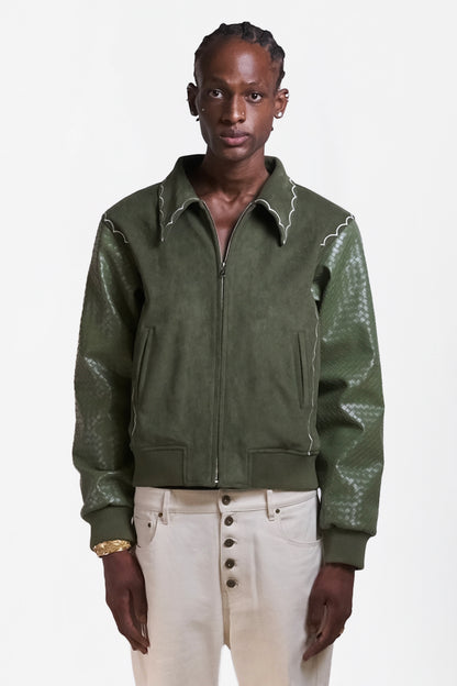 Graal "La Relique" Daim & Leather jacket
