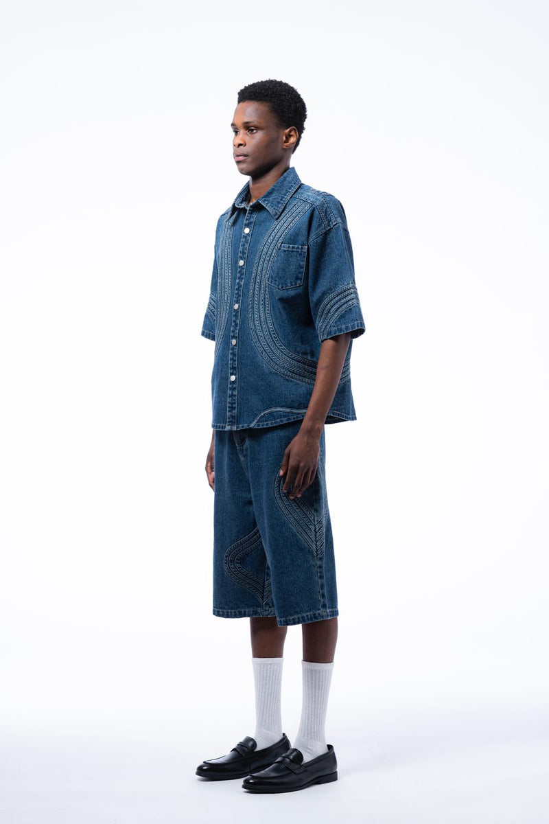 Graal « Knight » Denim Short Pant