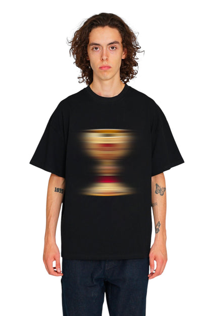 Graal Red « Blurry » Black T-Shirt