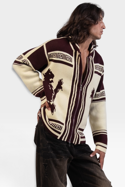 Graal « Lion » Knit Wool vest