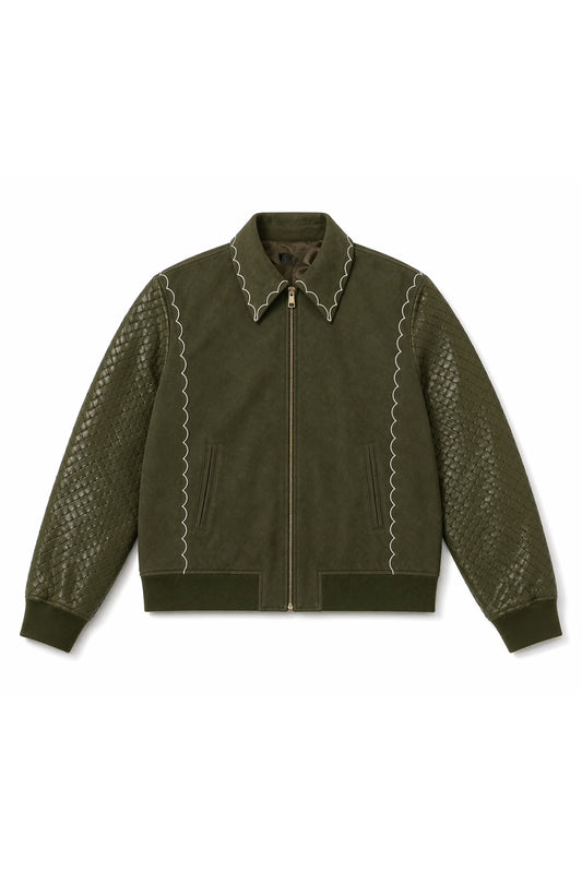 Graal "La Relique" Daim & Leather jacket