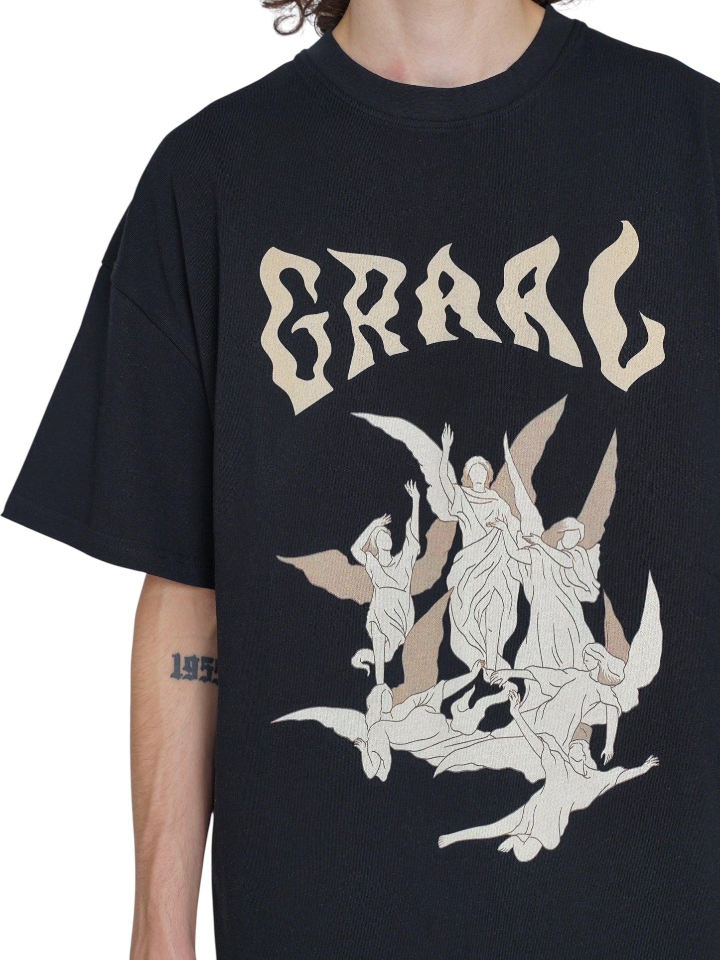 Graal « Angel » Black T-Shirt