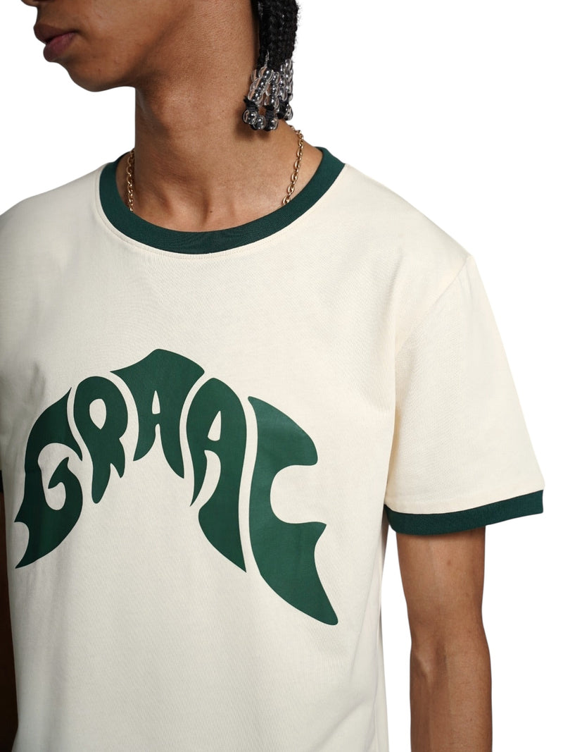 Graal Ringed Cream T-Shirt