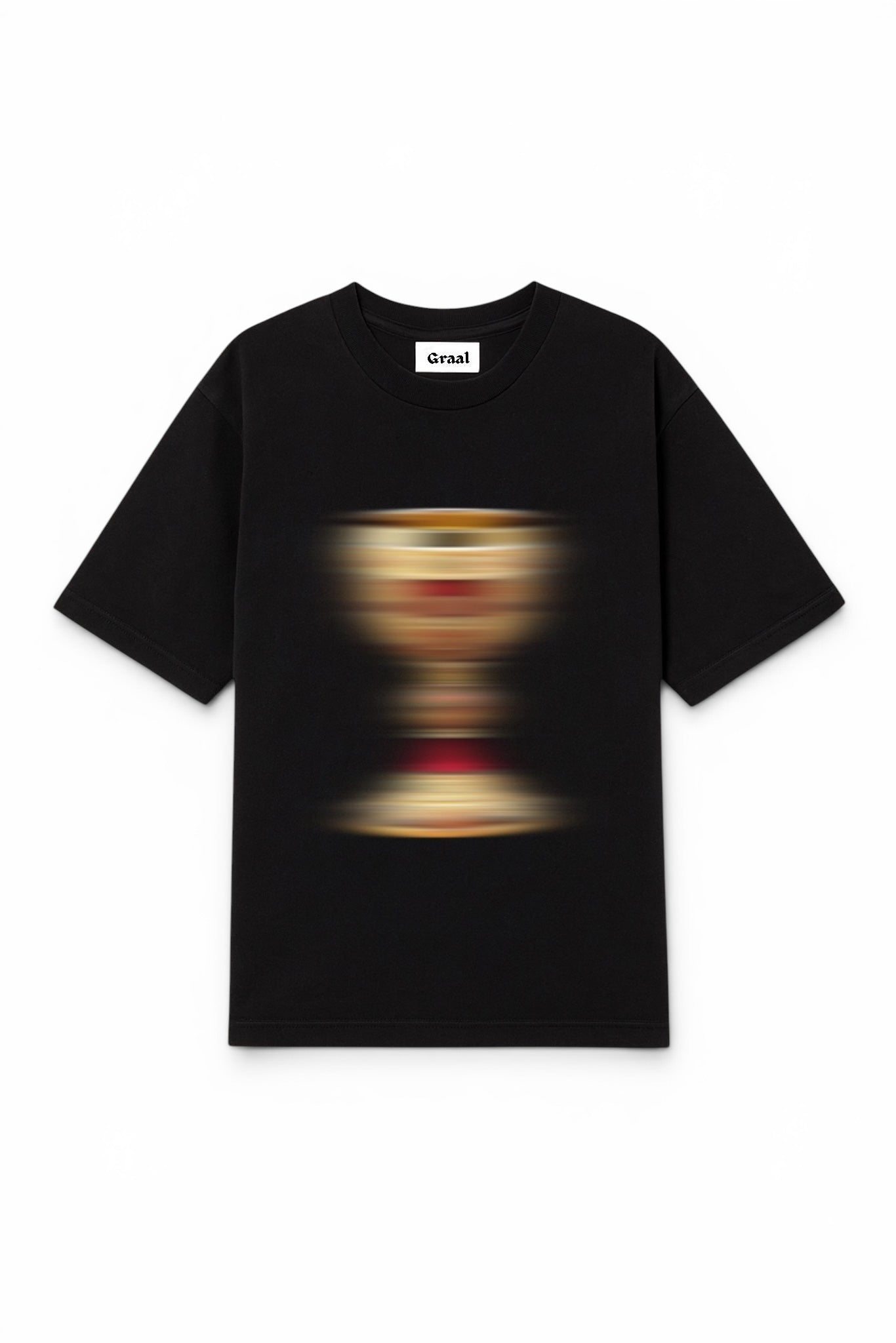 Graal Red « Blurry » Black T-Shirt