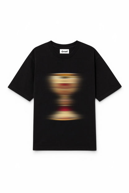 Graal Red « Blurry » Black T-Shirt