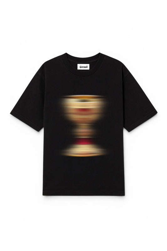 Graal Red « Blurry » Black T-Shirt