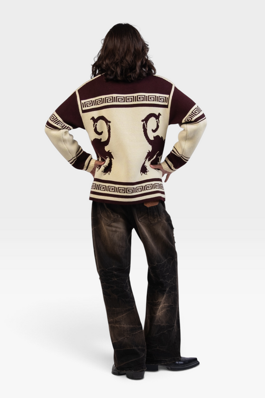 Graal « Lion » Knit Wool vest
