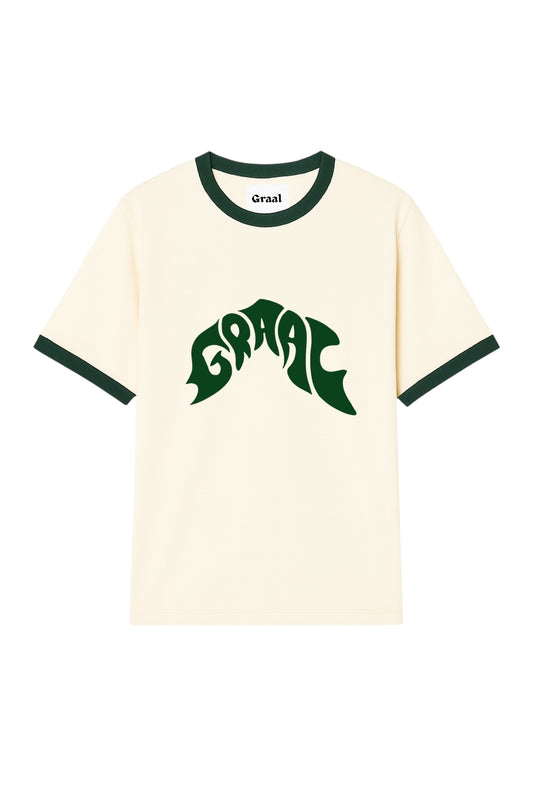 Graal Ringed Cream T-Shirt