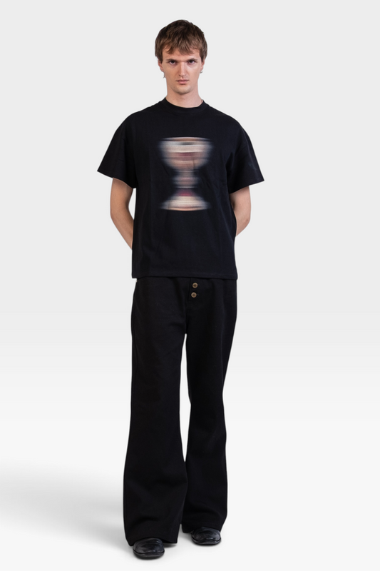 Graal Red « Blurry » Black T-Shirt