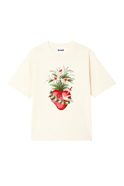 Graal « Heart » Cream T-Shirt