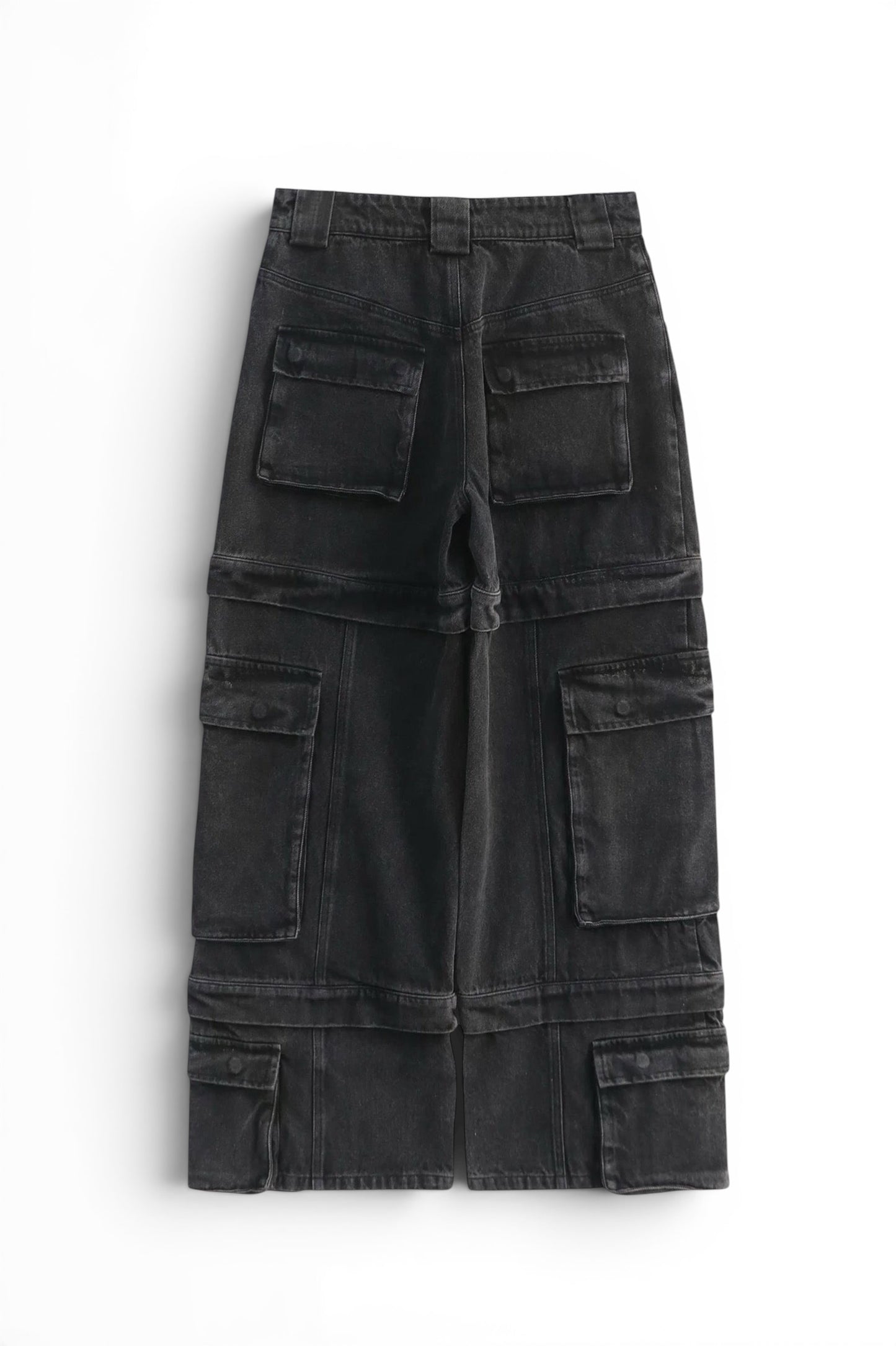Graal « Calice » Heavy cargo black pant