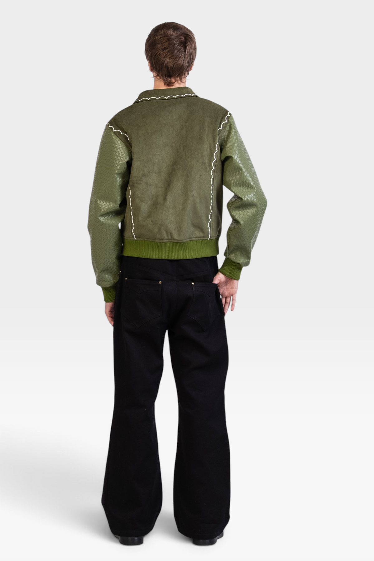 Graal "La Relique" Daim & Leather jacket