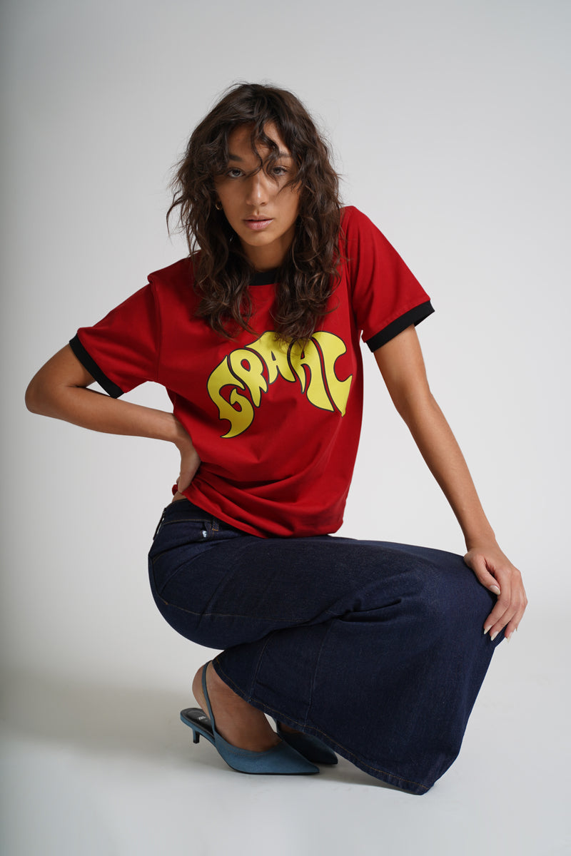 Graal Ringed Red T-Shirt