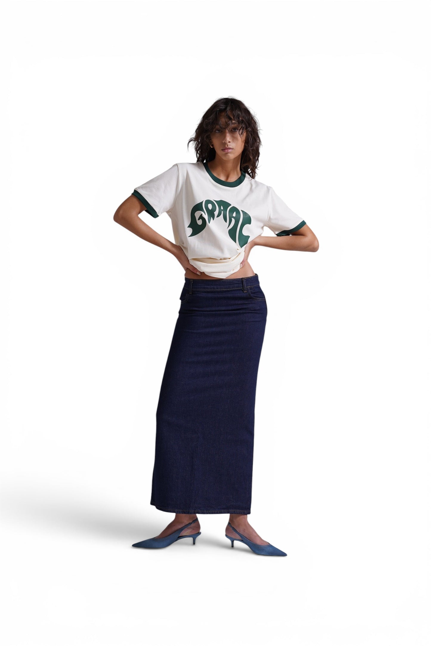 Graal Ringed Cream T-Shirt