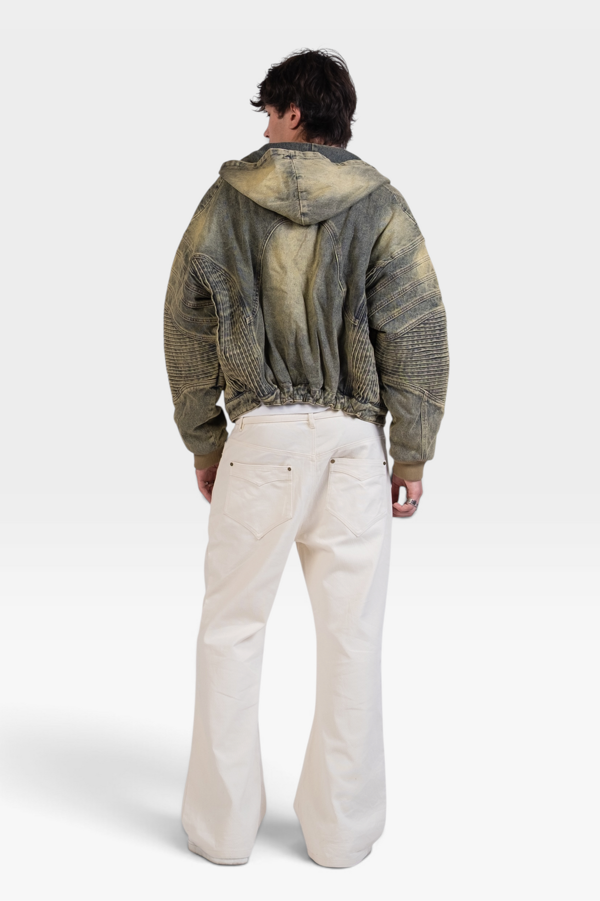 Graal « MAD » Denim padded jacket