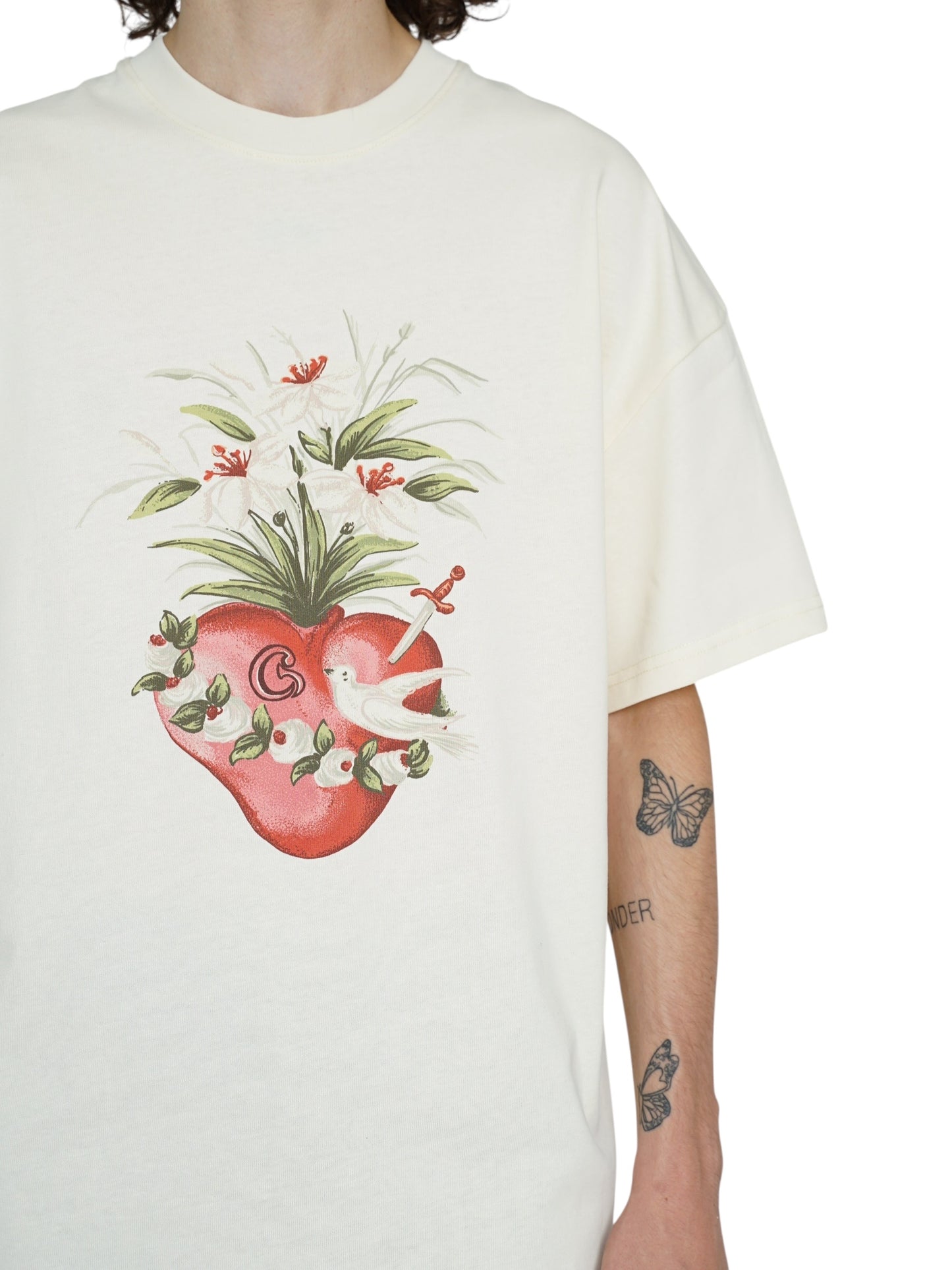 Graal « Heart » Cream T-Shirt