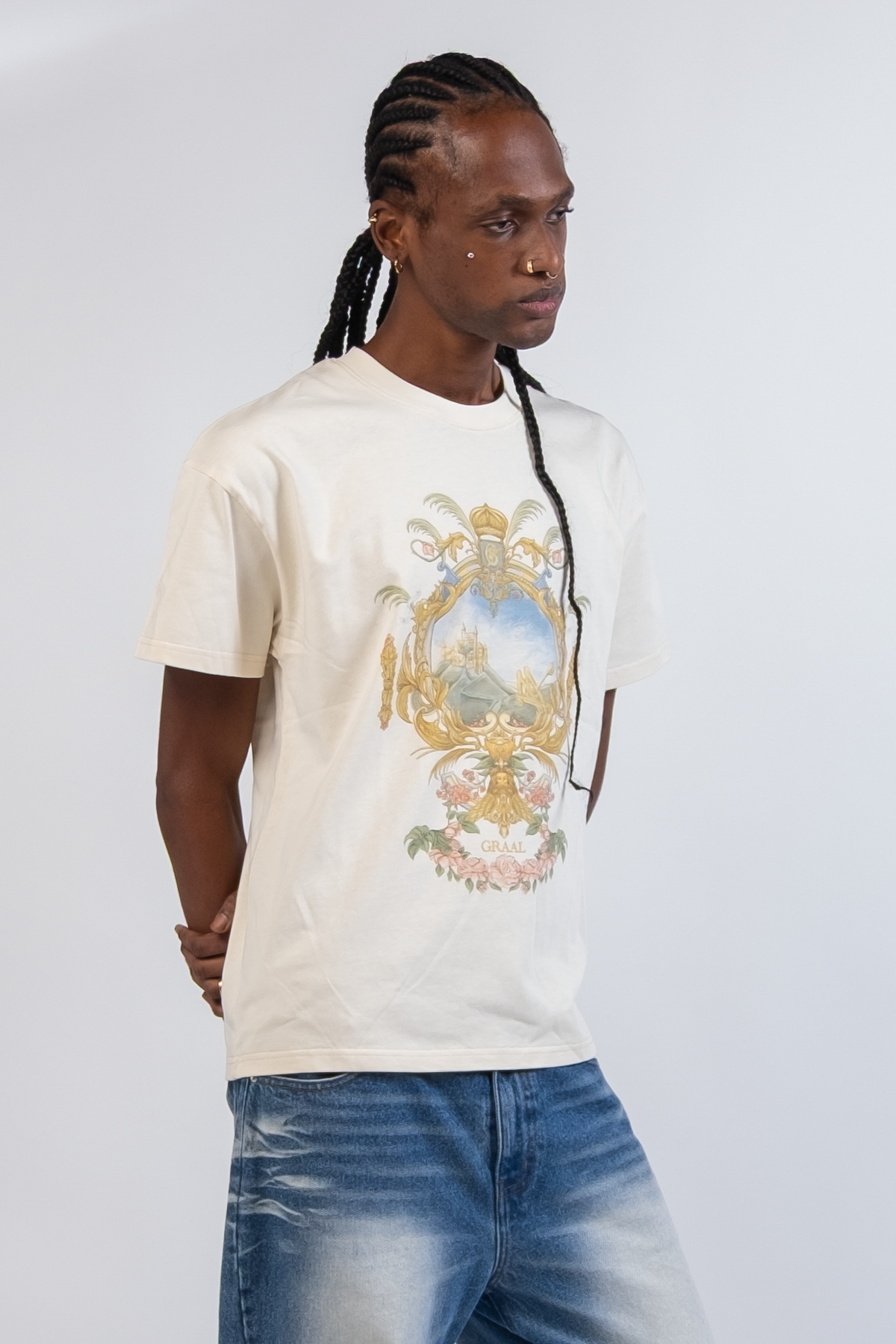 T-Shirt Crème Graal « Lost Castle »