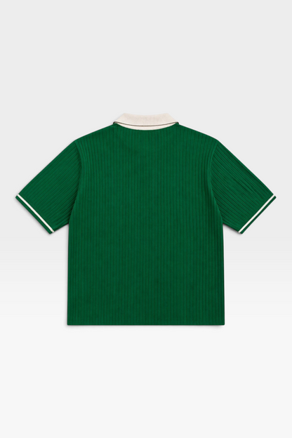 Green « Jersey » knit Polo Graal