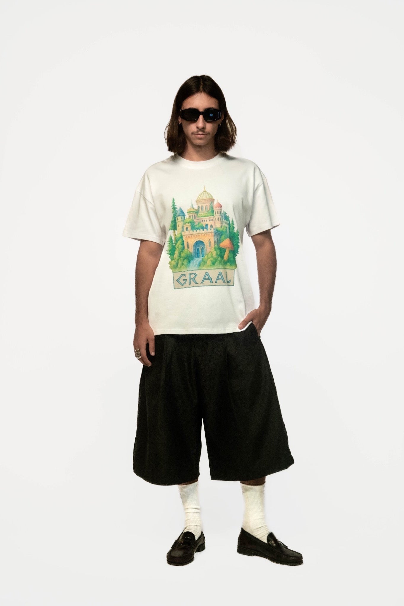 Graal « Castle » White T-shirt