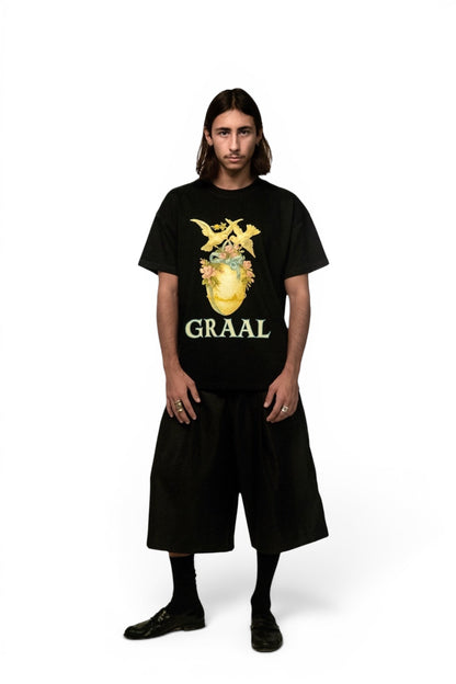 Graal « Sacred Egg » Black T-shirt