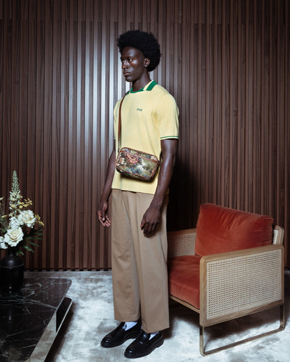 Yellow « Jersey » Knit Polo Graal