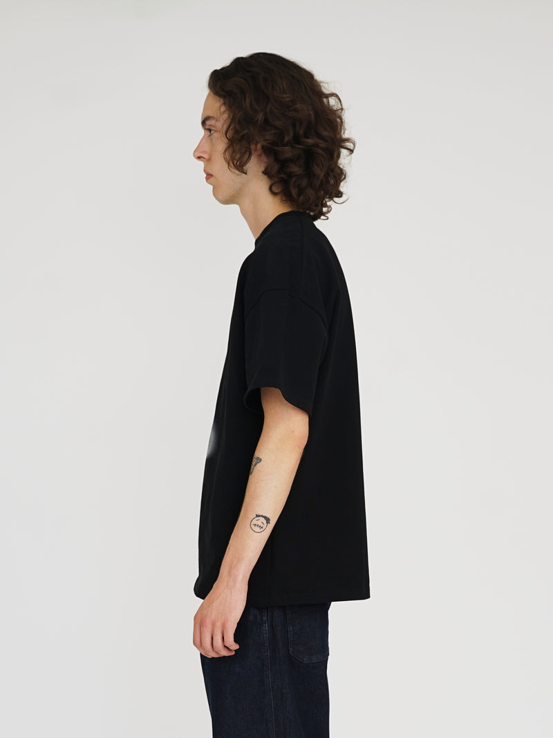 Graal Blue « Blurry » Black Tee