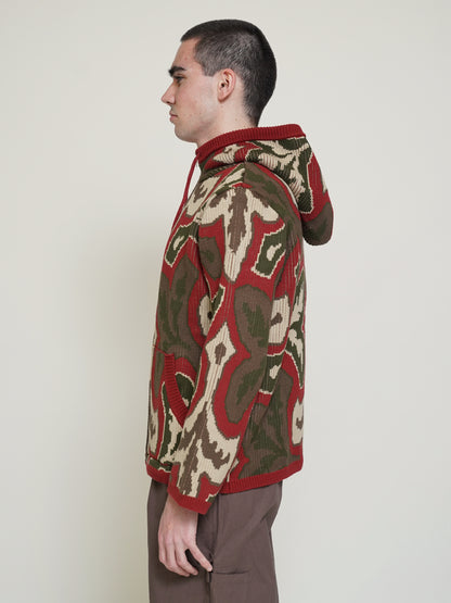 "Lys" Knit zip hoodie Graal