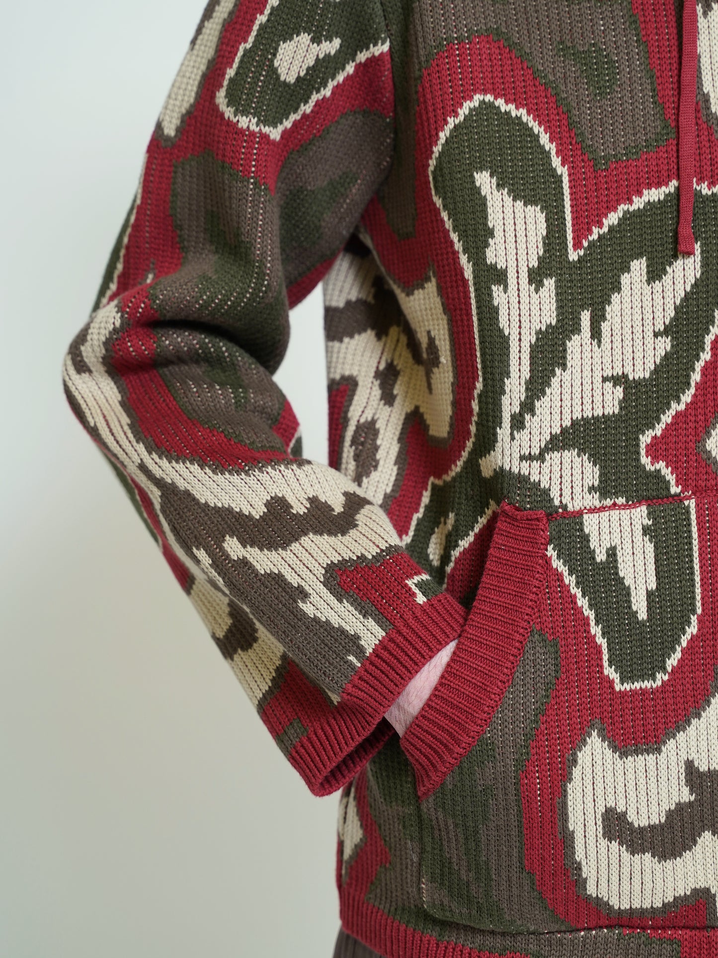 "Lys" Knit zip hoodie Graal